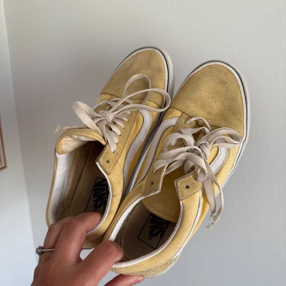 Yellow Vans Women's size 9 - Picture 9 of 10